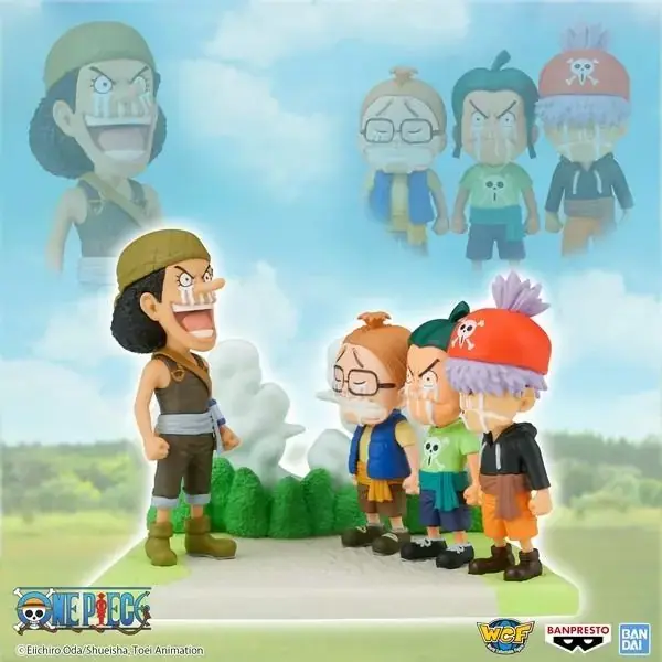Banpresto Wcf - Log Stories One Piece - Usopp Pirates Statue 7cm