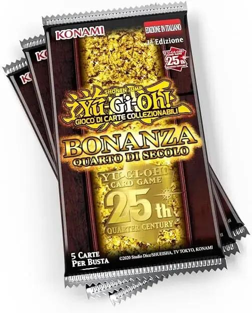 YU-GI-OH! TCG – BONANZA QUARTO DI SECOLO BOOSTER PACK (İtalyanca Ver.)
