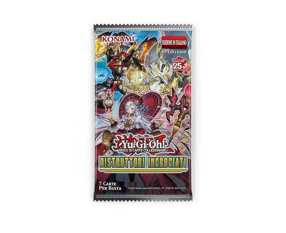 Yu‑Gi‑Oh! TRADING CARD GAME Distruttori Incrociati Booster Pack (İtalyanca)