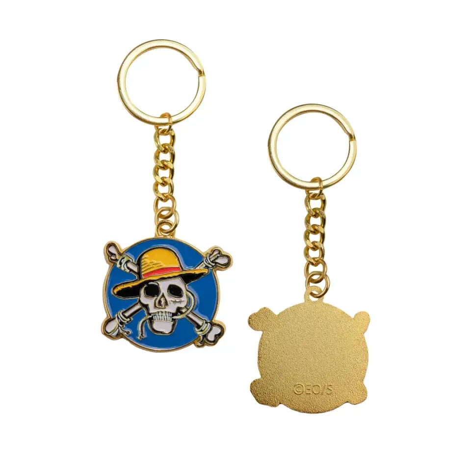 One Piece Pouche Luffy Metal Keychain