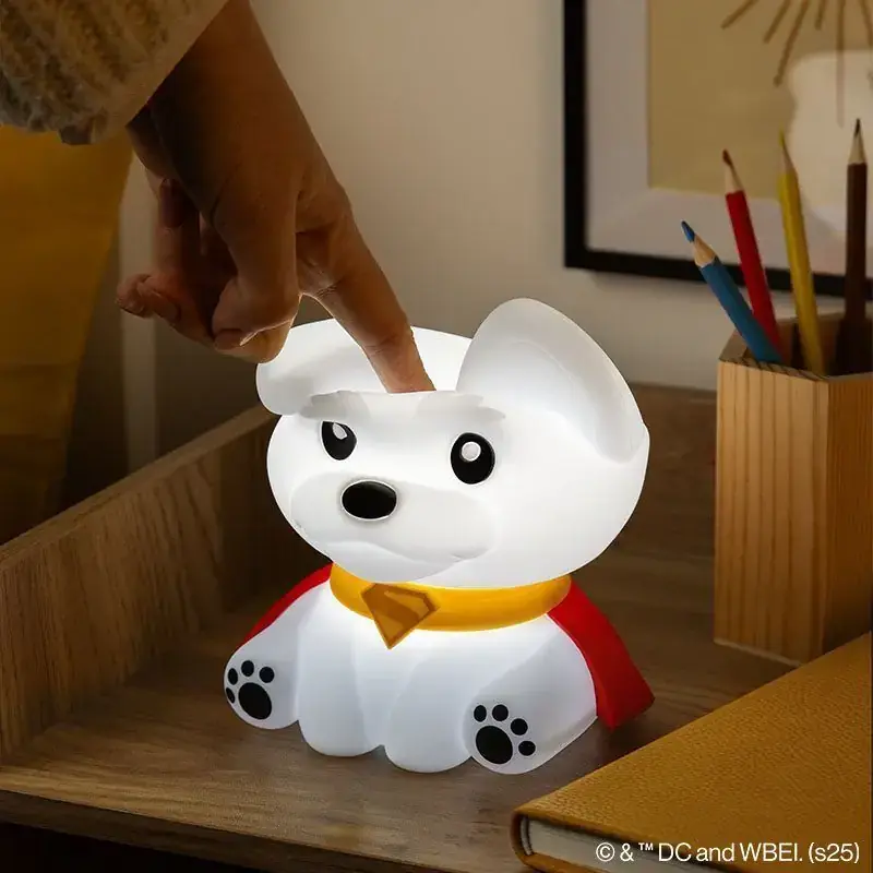 Paladone Superman Krypto SquishyGlo Şarjlı Silikon Lamba