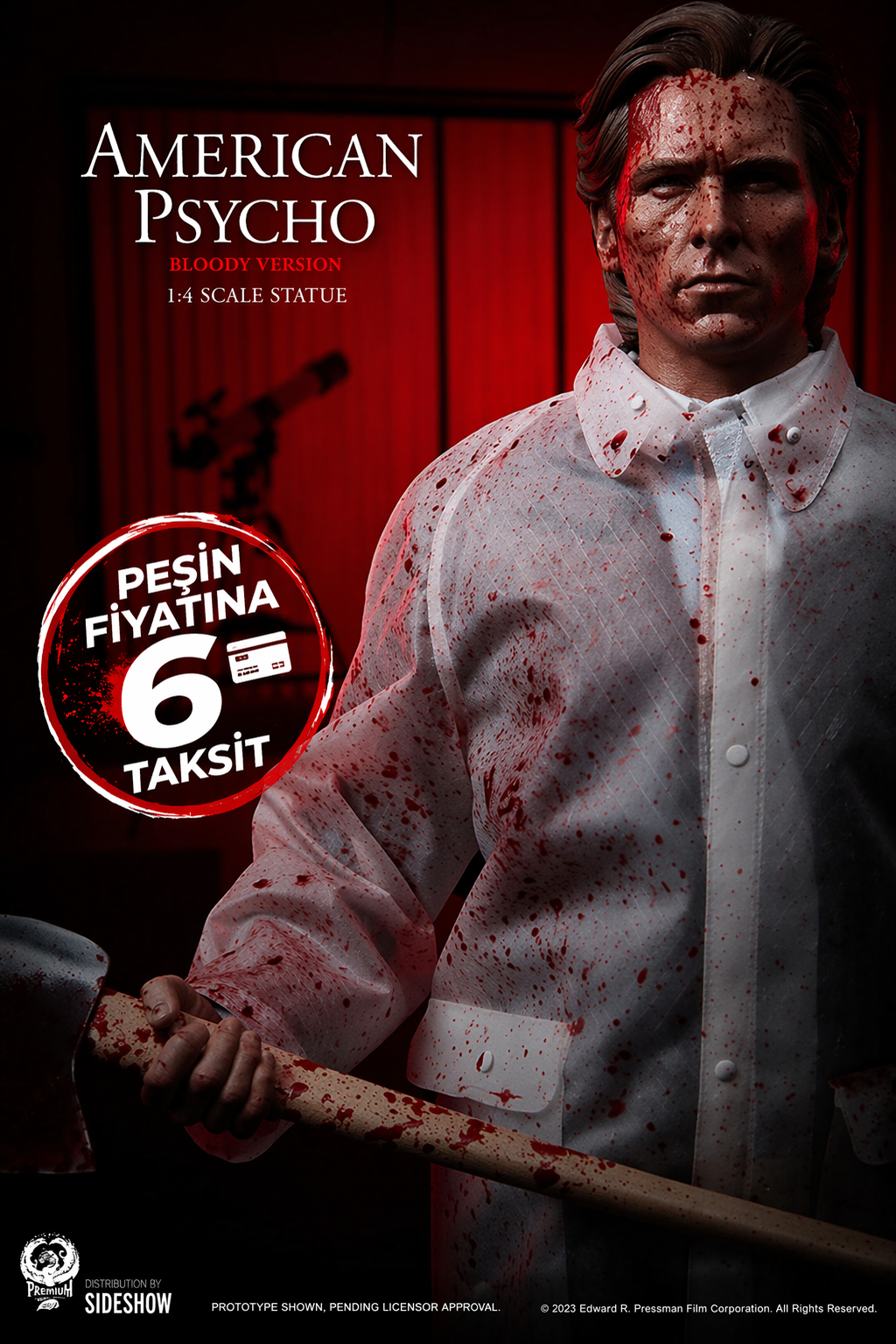 American Psycho (Bloody Version) Quarter Scale Statue