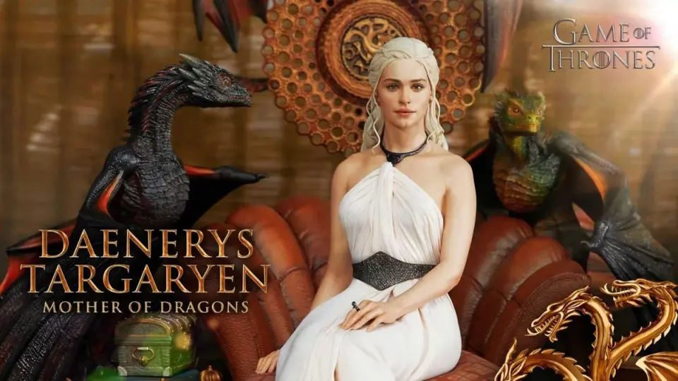 Daenerys Targaryen (Mother of Dragons) Statue 1/4 Ultimate Premium Masterline, Game of Thrones, 60 cm