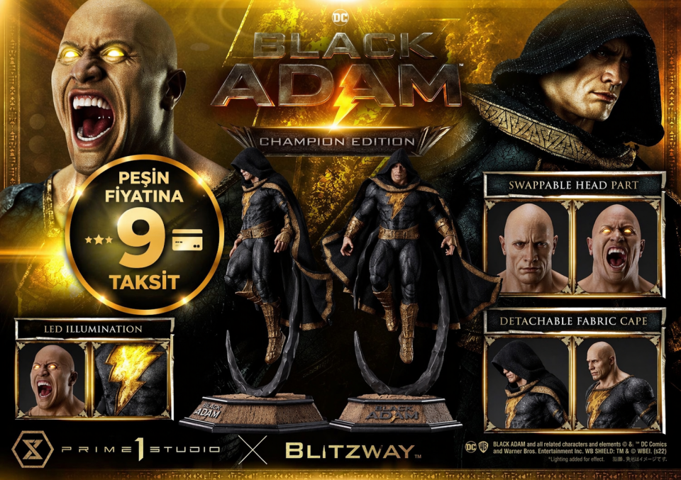 Museum Masterline Black Adam: Black Adam Champion Edition