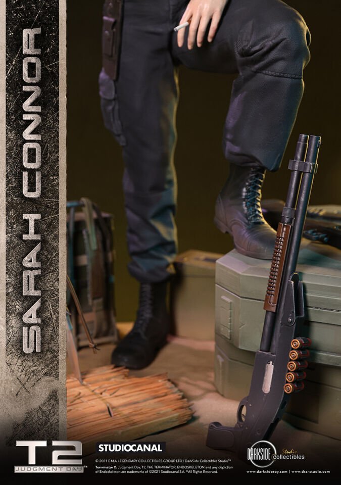 SARAH CONNOR T2 30TH ANNIVERSARY EXCLUSIVE EDITION 1/3 SCALE PREMIUM STATUE BY DARKSIDE COLLECTIBLES STUDIO