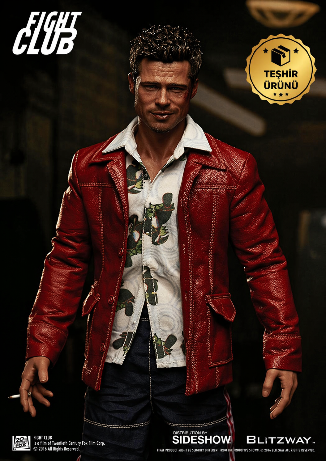 TYLER DURDEN RED JACKET VERSION Sixth Scale Figure by Blitzway
