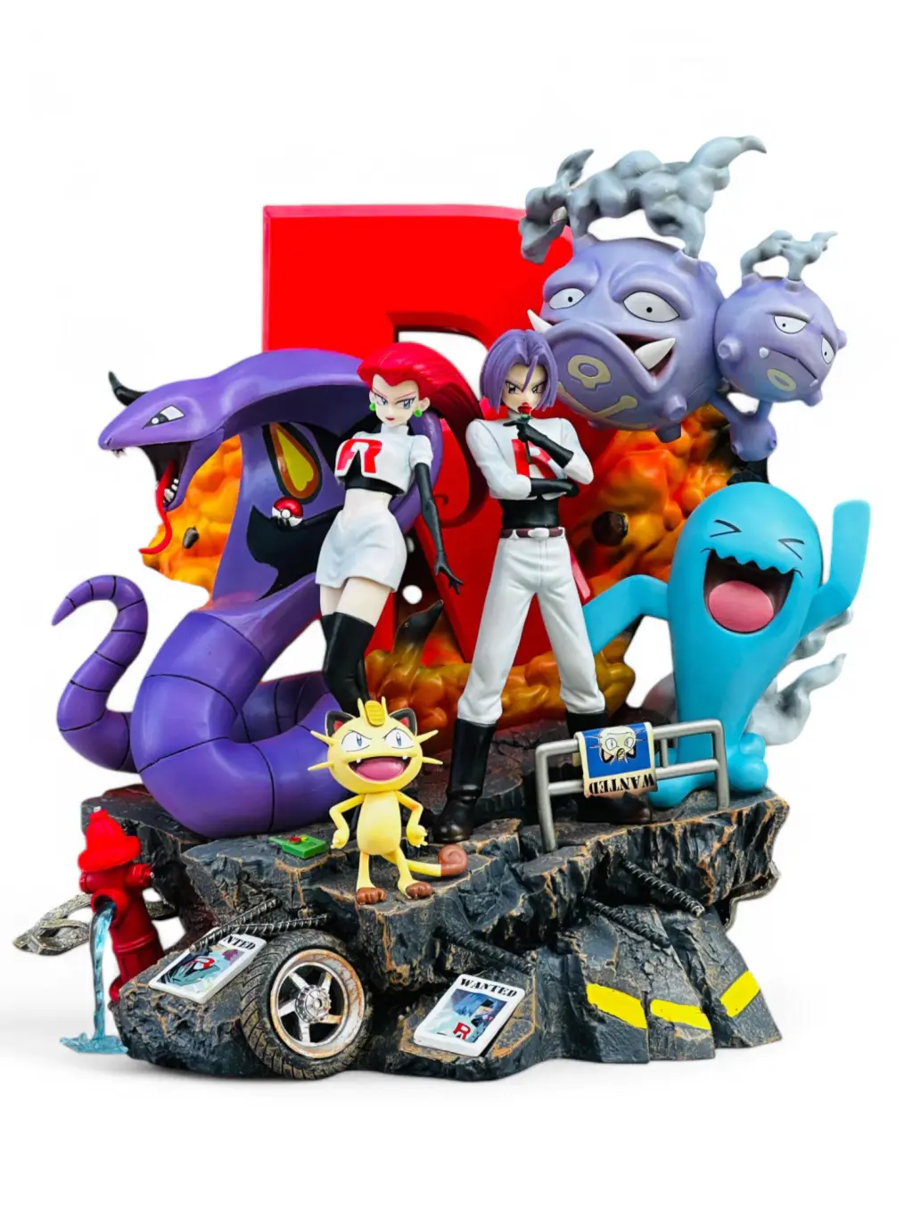 Team Rocket Pokemon Statue