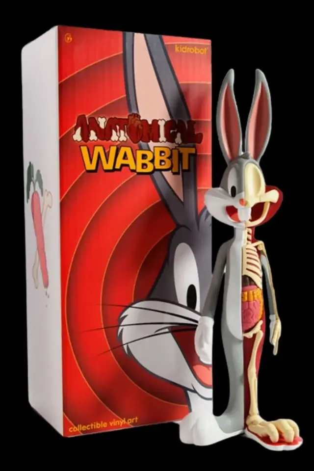 Looney Tunes Anatomical Wabbit Bugs Bunny Heykel