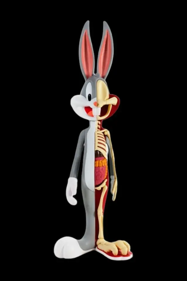 Looney Tunes Anatomical Wabbit Bugs Bunny Heykel