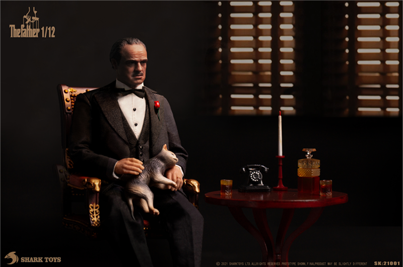 SHARK TOYS 1/12 The Godfather Vito Corleone Action Figure