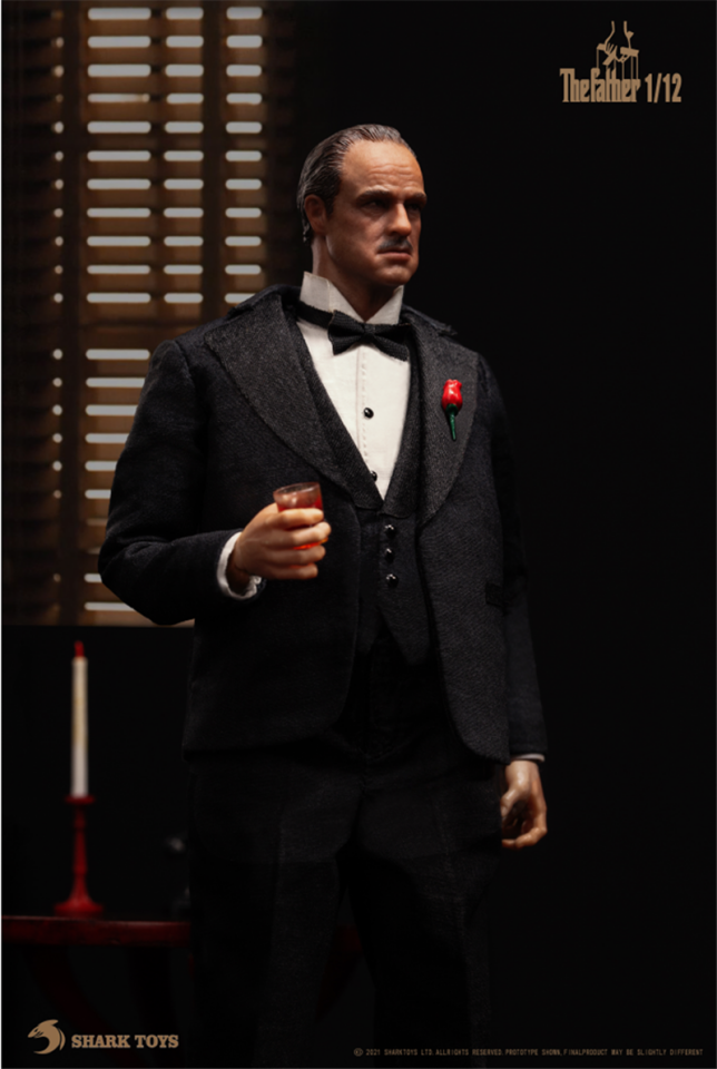 SHARK TOYS 1/12 The Godfather Vito Corleone Action Figure