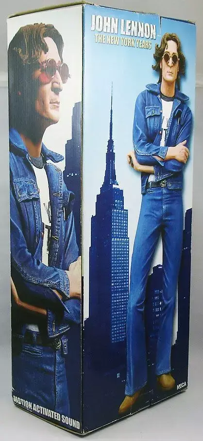 JOHN LENNON ''THE NEW YORK YEARS'' - 18-INCH ELECTRONIC TALKING ACTION FIGURE - NECA