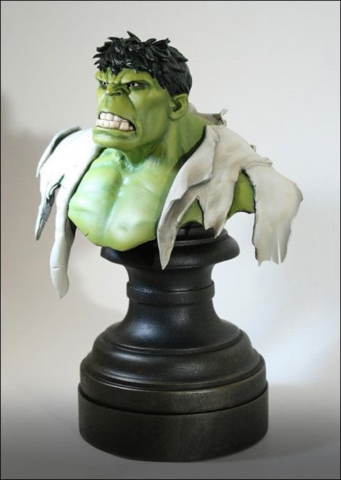 The Incredible Hulk Retro Version Mini Bust Statue Artist Proof AP