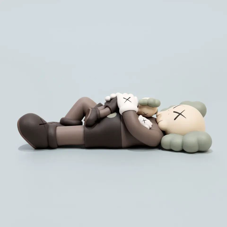 Kaws Holiday Singapore Vinyl Figure - Brown