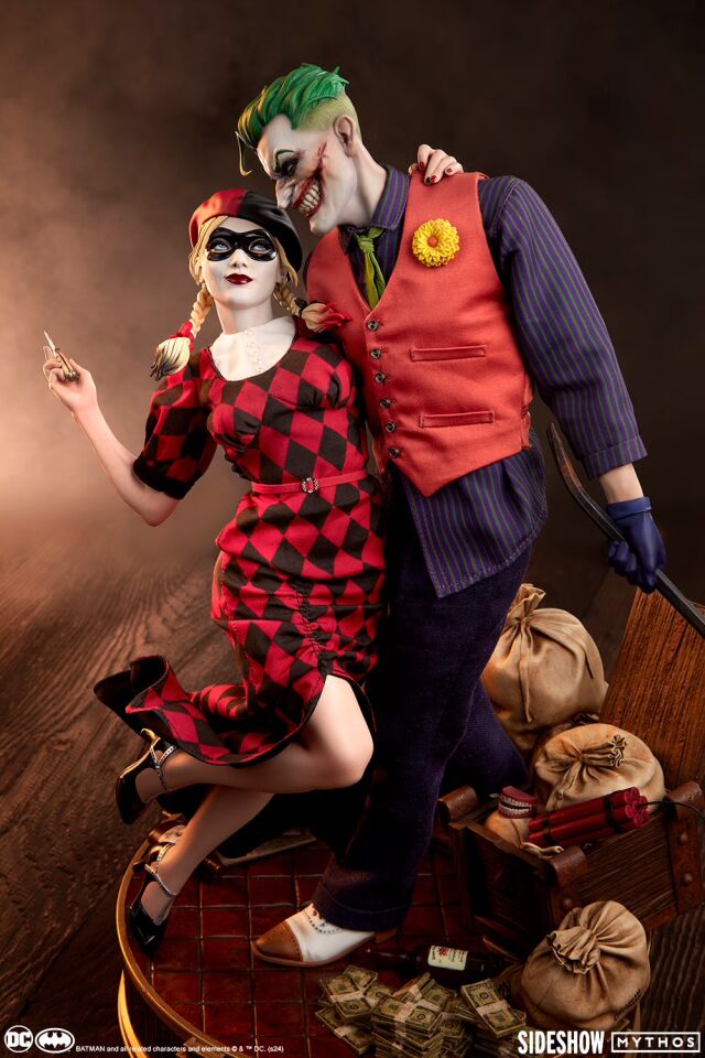 THE JOKER AND HARLEY QUINN: LAWLESS LOVE Diorama by Sideshow Collectibles
