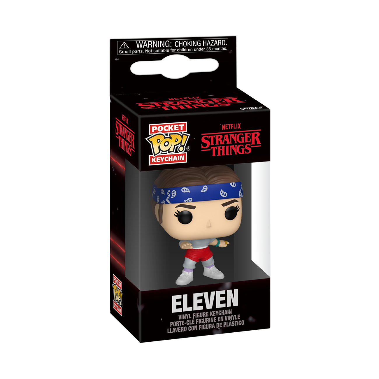 STRANGER THINGS Pop! Keychain Eleven with Bandana