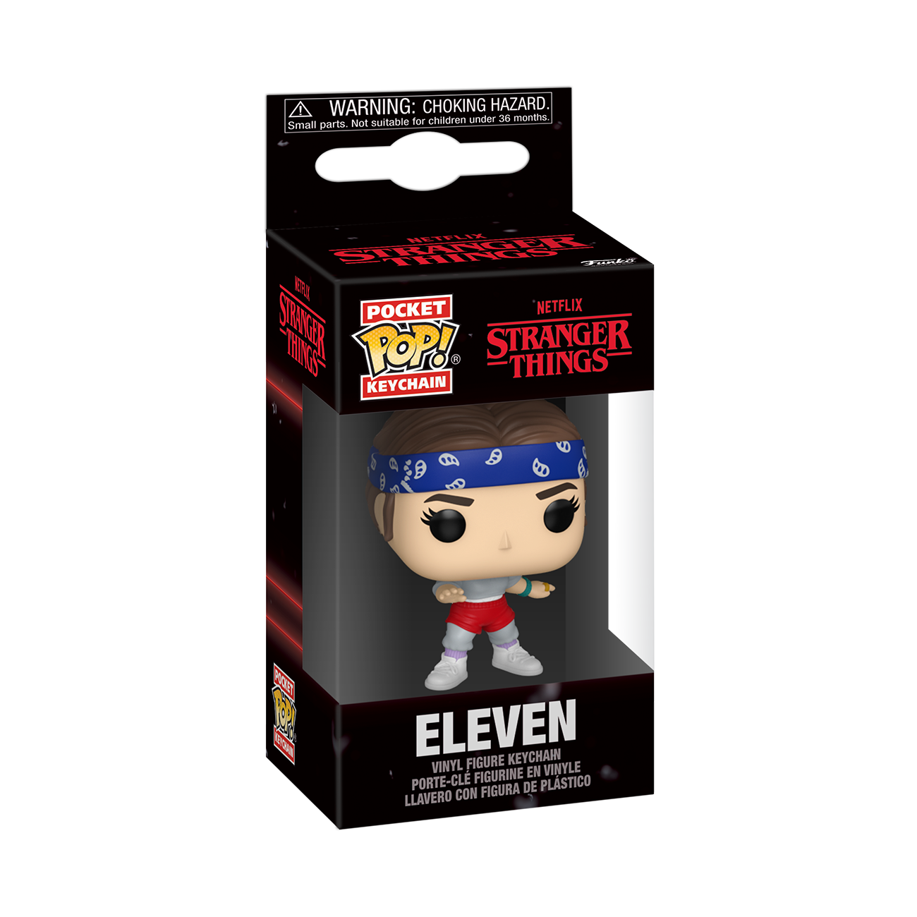 STRANGER THINGS Pop! Keychain Eleven with Bandana