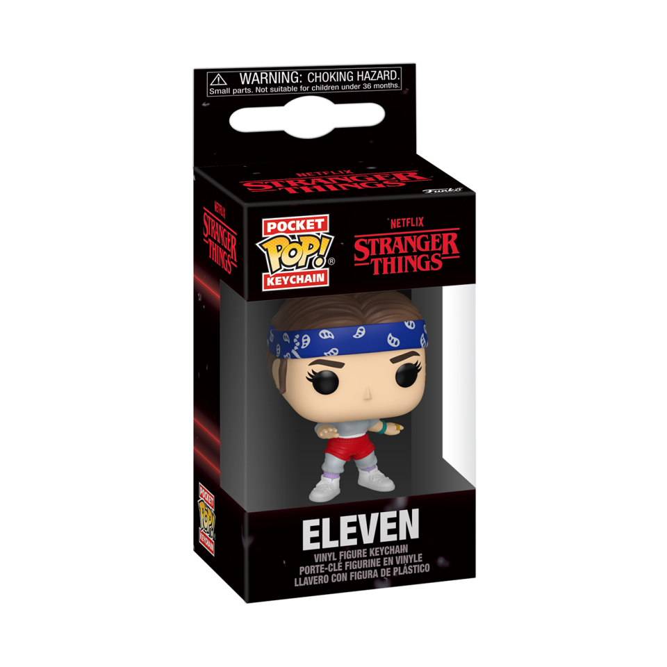 STRANGER THINGS Pop! Keychain Eleven with Bandana