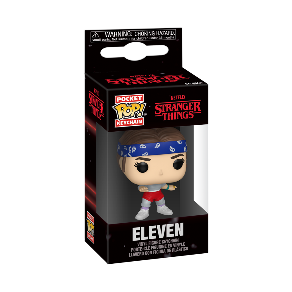 STRANGER THINGS Pop! Keychain Eleven with Bandana
