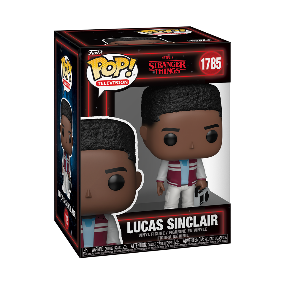 STRANGER THINGS Pop! Lucas Sinclair with Popcorn
