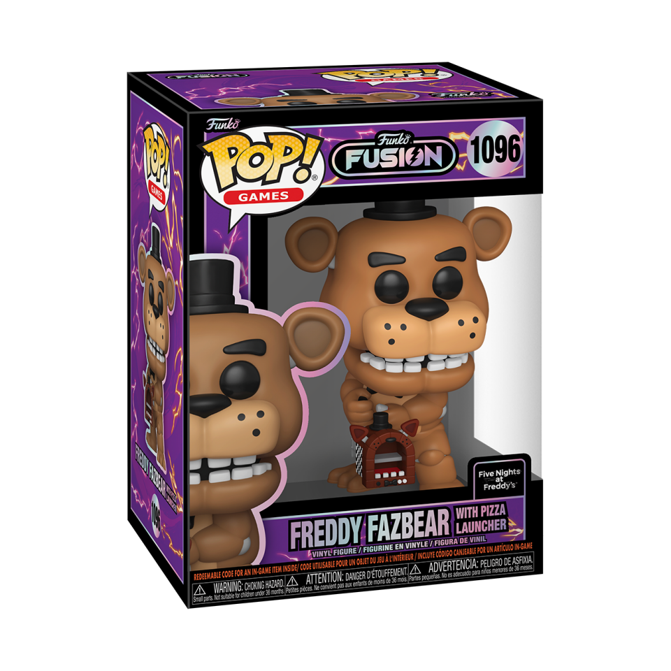 FIVE NIGHTS AT FREDDY'S Pop! Freddy Fazbear with Pizza Launcher (Funko Fusion)