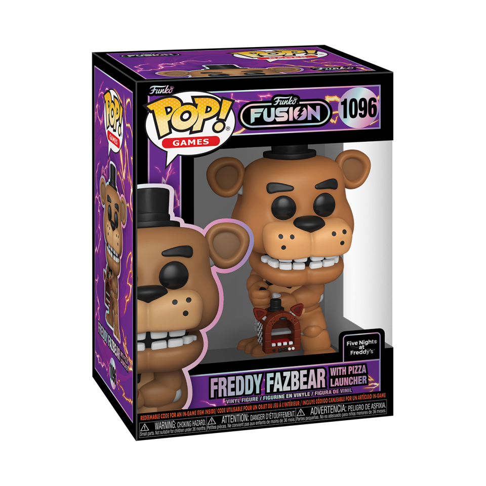 FIVE NIGHTS AT FREDDY'S Pop! Freddy Fazbear with Pizza Launcher (Funko Fusion)