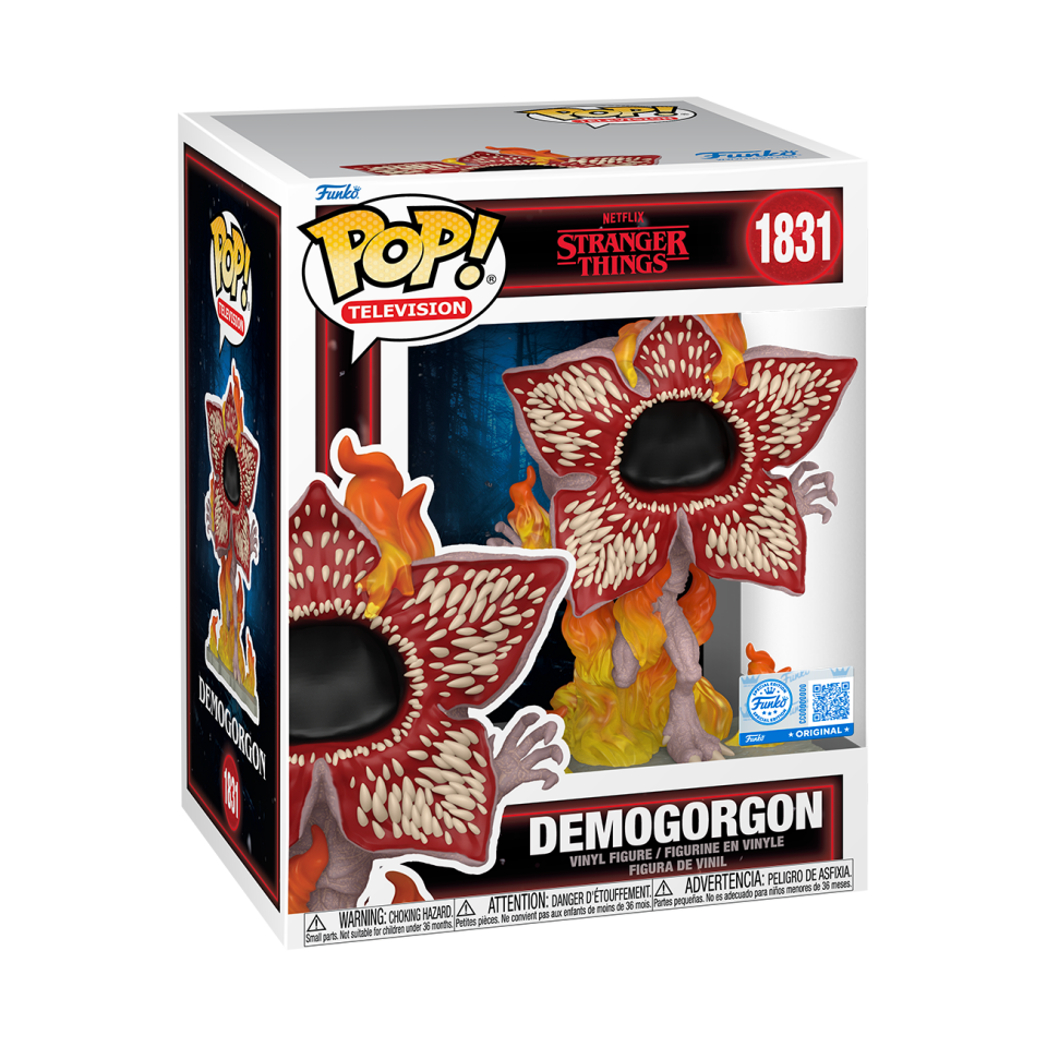 STRANGER THINGS Pop! Premium Demogorgon on Fire