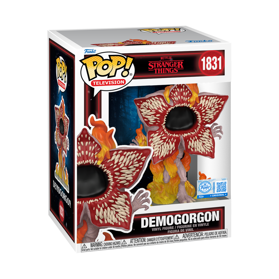 STRANGER THINGS Pop! Premium Demogorgon on Fire