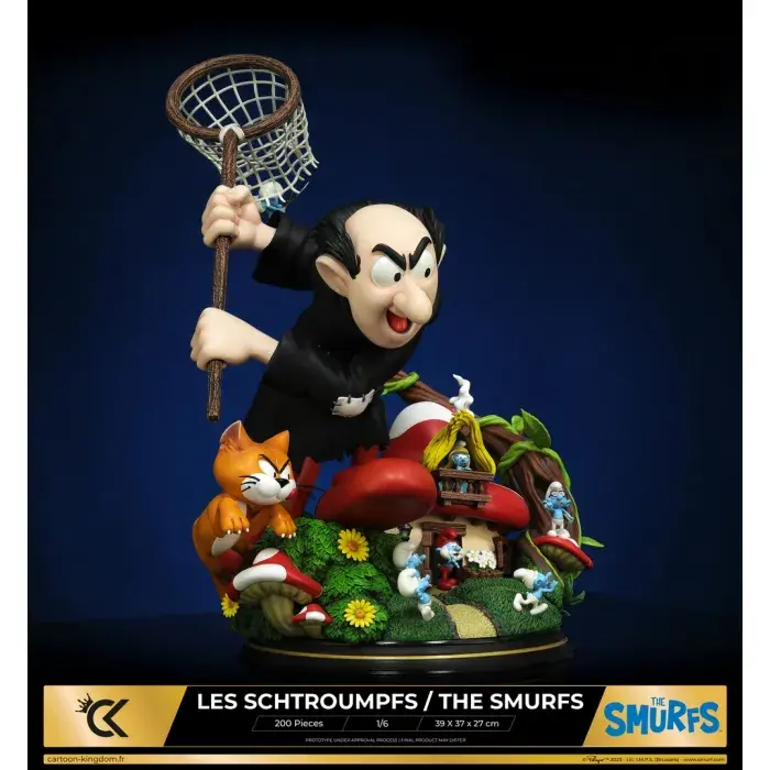 Gargamel chases The Smurfs 1/6 Collectible Figurine