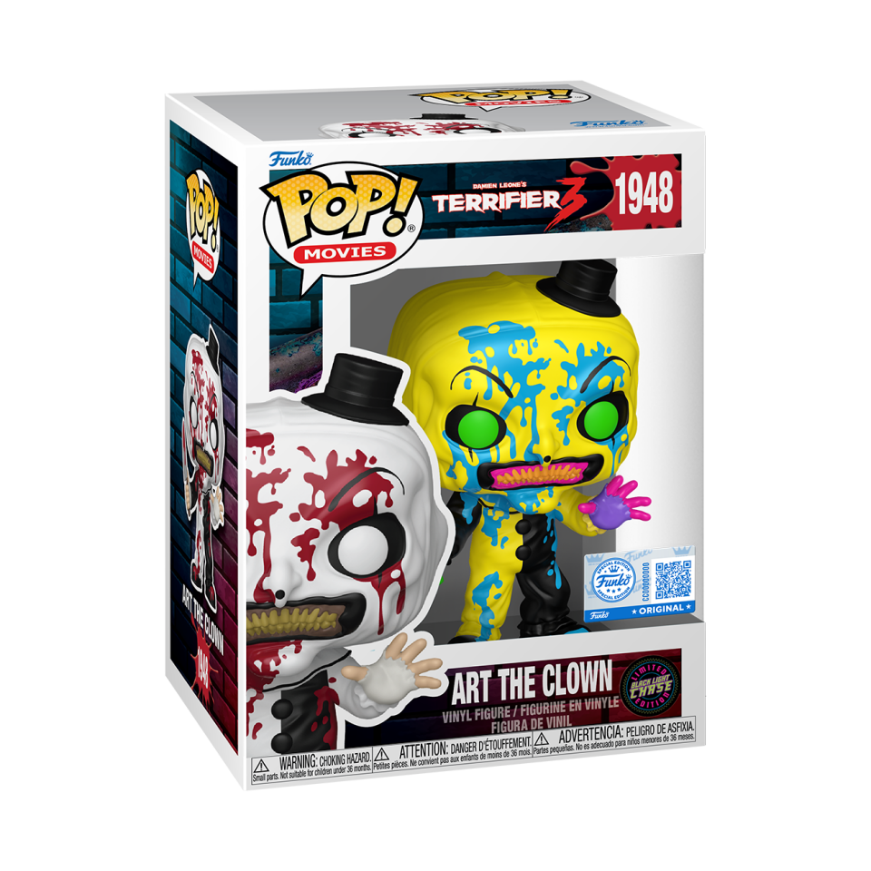 Pop! Art the Clown with Knife (Bloody) (Black Light) (Chase)