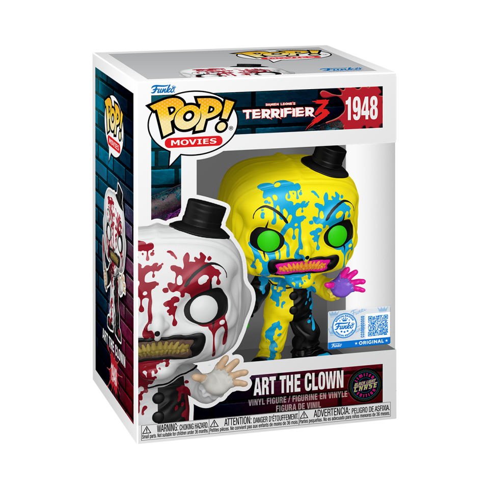 Pop! Art the Clown with Knife (Bloody) (Black Light) (Chase)