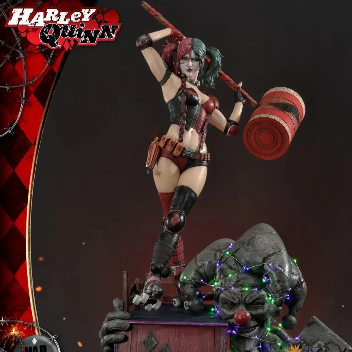 DC Comics: Suicide Squad - Harley Quinn Statue with LED light