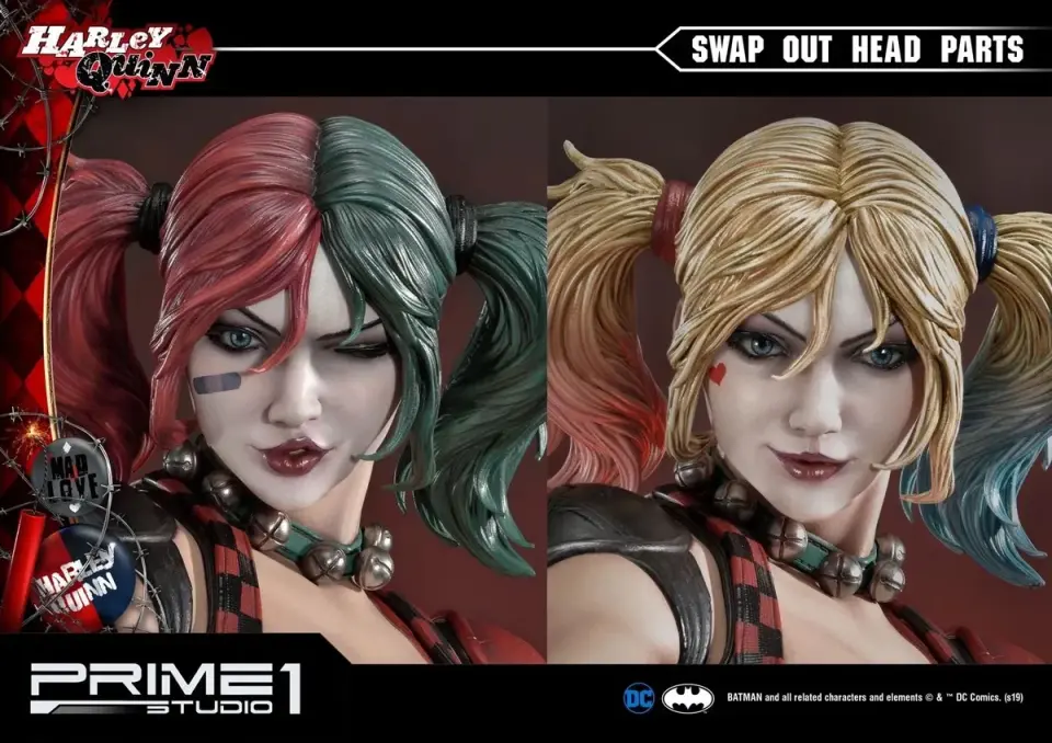 DC Comics: Suicide Squad - Harley Quinn Statue with LED light