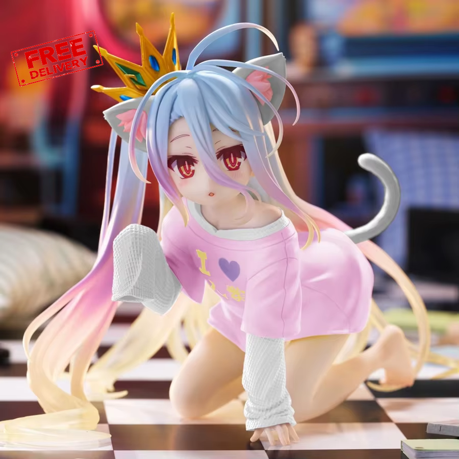 NO GAME NO LIFE Desktop Cute Shiro Figure