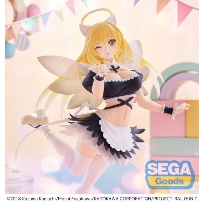 A CERTAIN SCIENTIFIC RAILGUN T LUMINASTA MISAKI SHOKUHOU (FALLEN ANGEL MAID) FIGURE İKİLİ SET