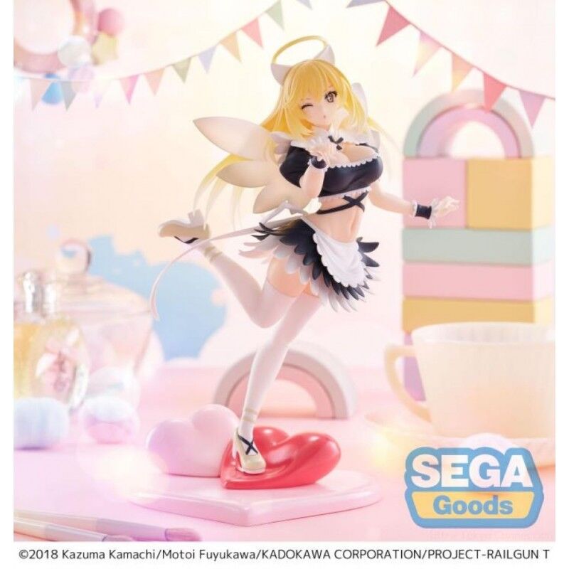 A CERTAIN SCIENTIFIC RAILGUN T LUMINASTA MISAKI SHOKUHOU (FALLEN ANGEL MAID) FIGURE İKİLİ SET