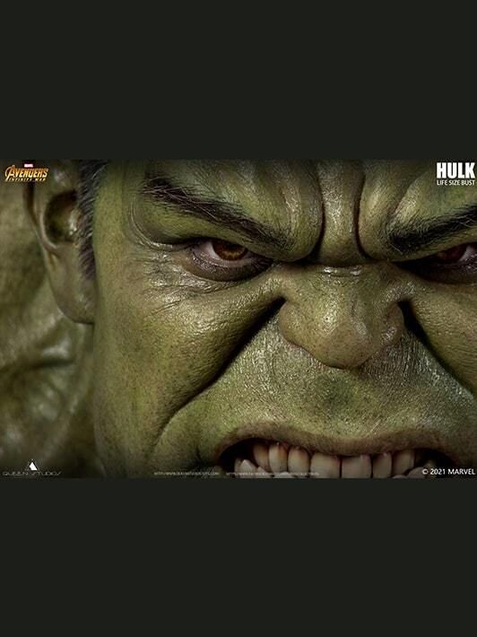 HULK 1:1 LIFESIZE BUST – AVENGERS INFINITY WAR – QUEEN STUDIOS