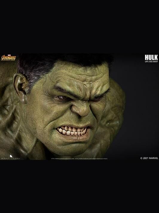 HULK 1:1 LIFESIZE BUST – AVENGERS INFINITY WAR – QUEEN STUDIOS