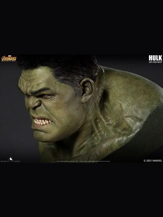 HULK 1:1 LIFESIZE BUST – AVENGERS INFINITY WAR – QUEEN STUDIOS