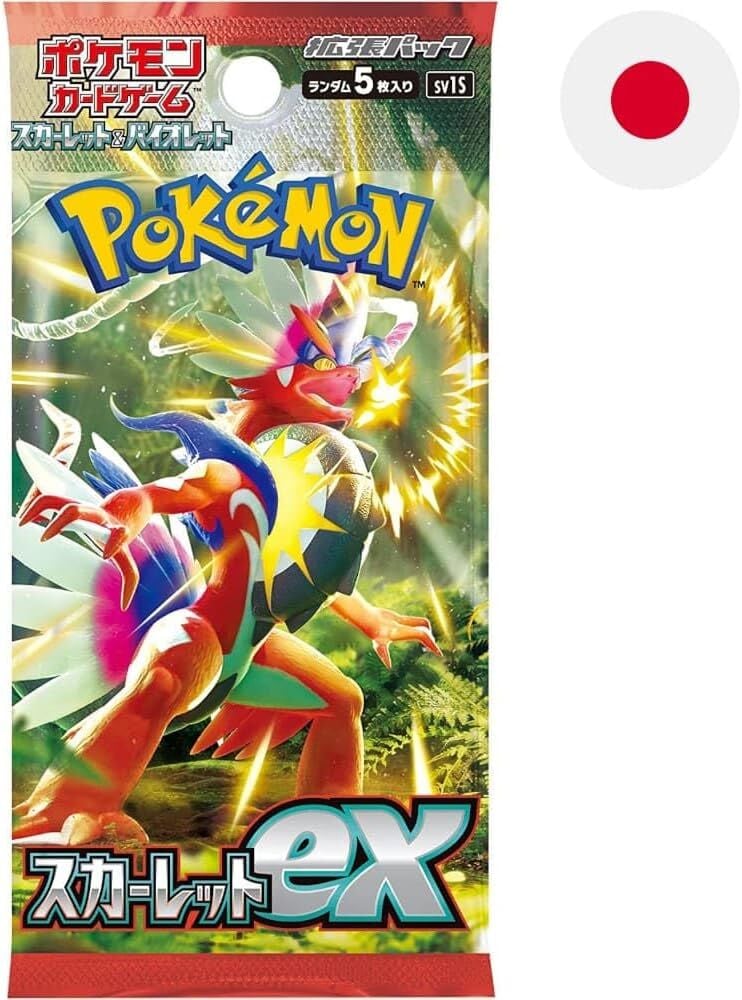 Pokemon Scarlet EX Booster Japonca