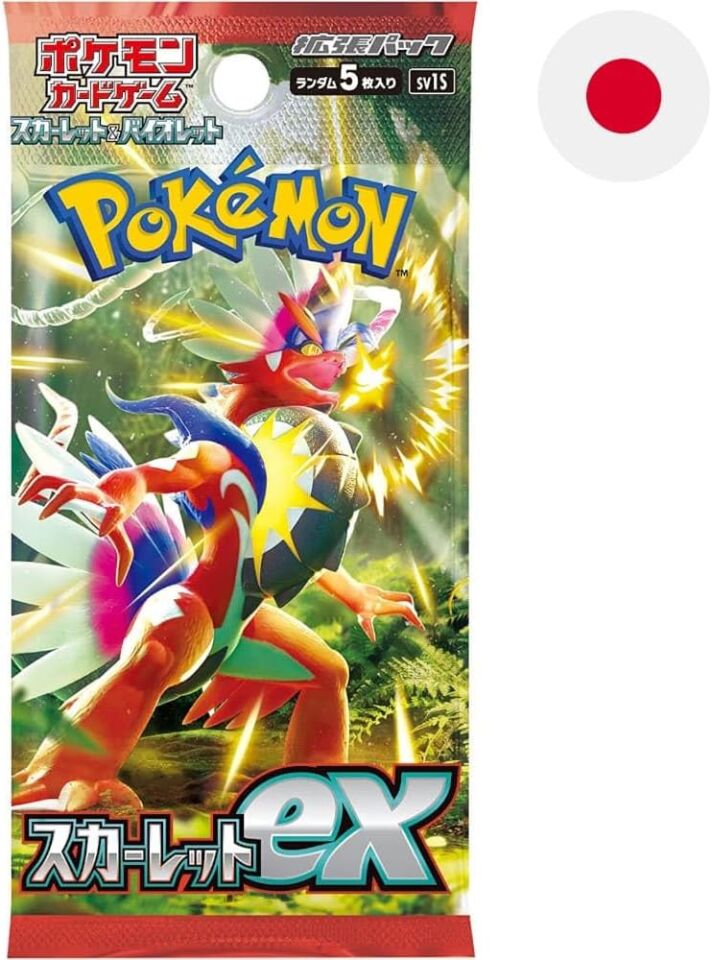 Pokemon Scarlet EX Booster Japonca