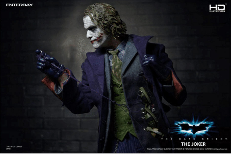 Enterbay 1/4 THE JOKER BATMAN The Dark Knight Figure HD Master Piece