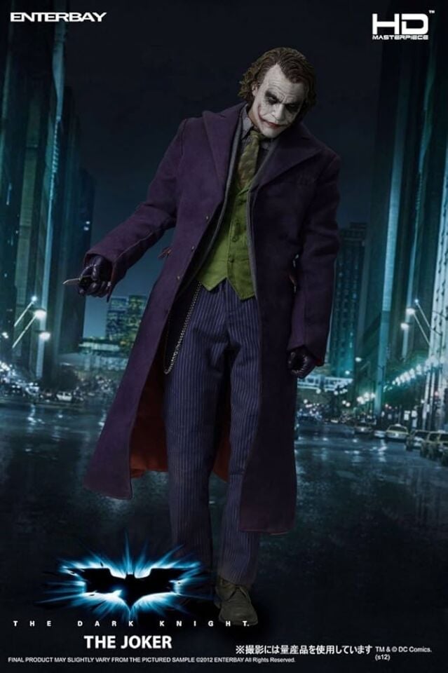 Enterbay 1/4 THE JOKER BATMAN The Dark Knight Figure HD Master Piece