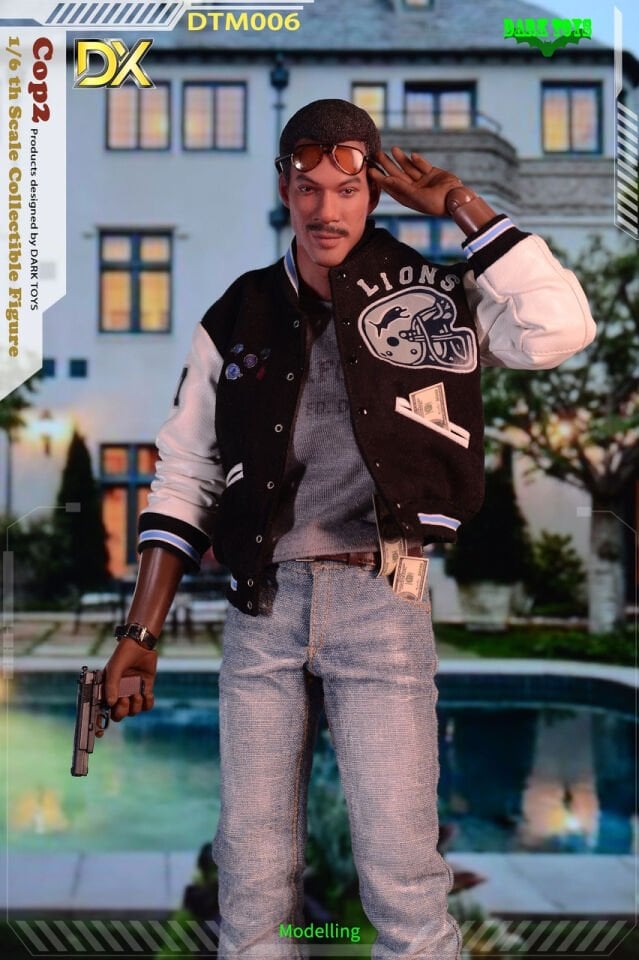 Dark Toys DTM006 Beverly Hills COP II Police Eddie Murphy DX 1/6 Scale Action Figure