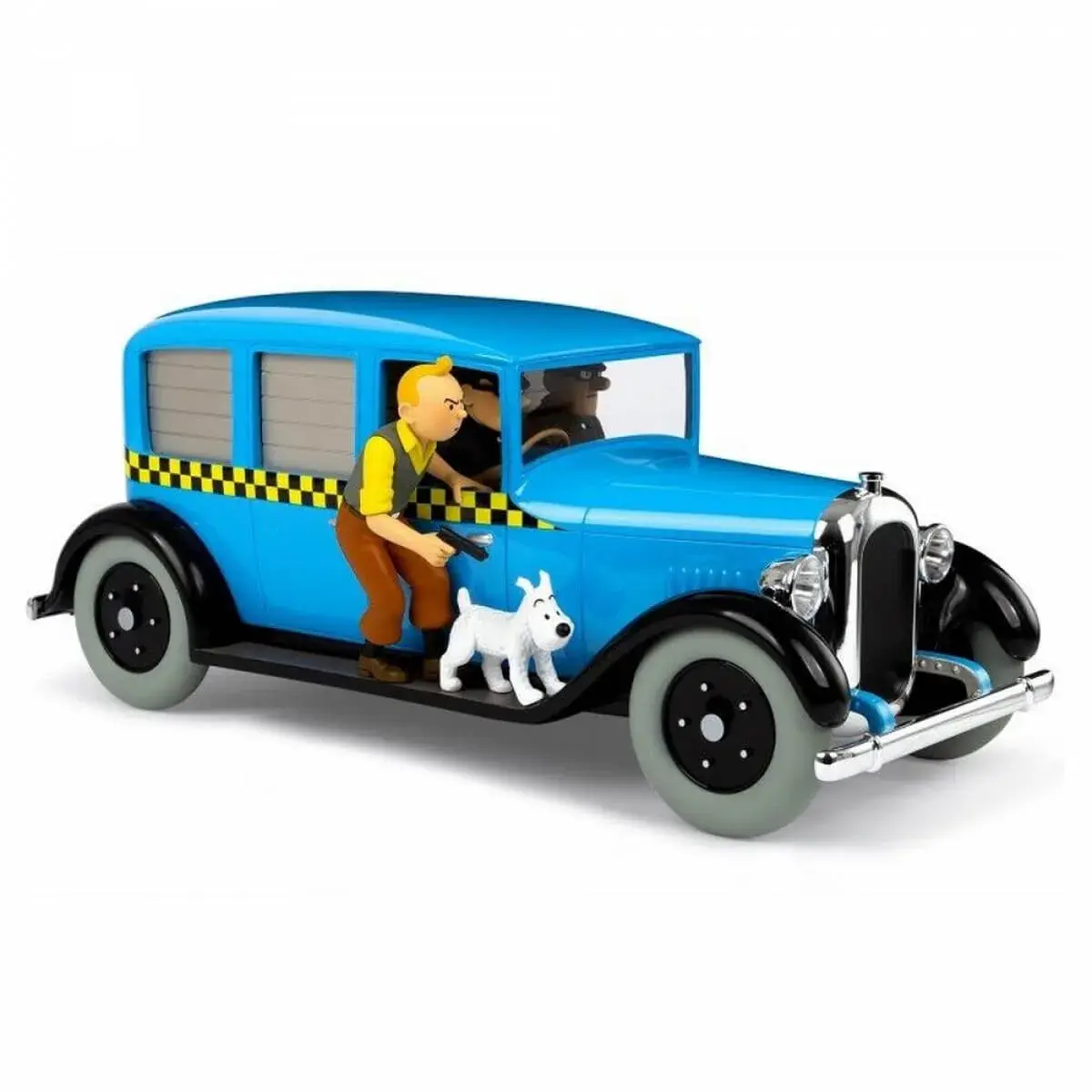 Tintin 1/12 - Chicago Taxi Checker Resin