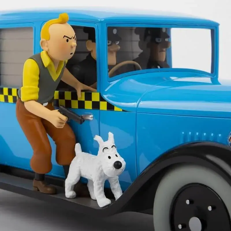 Tintin 1/12 - Chicago Taxi Checker Resin
