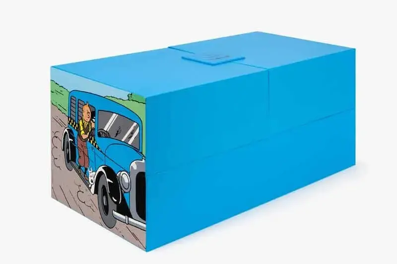 Tintin 1/12 - Chicago Taxi Checker Resin
