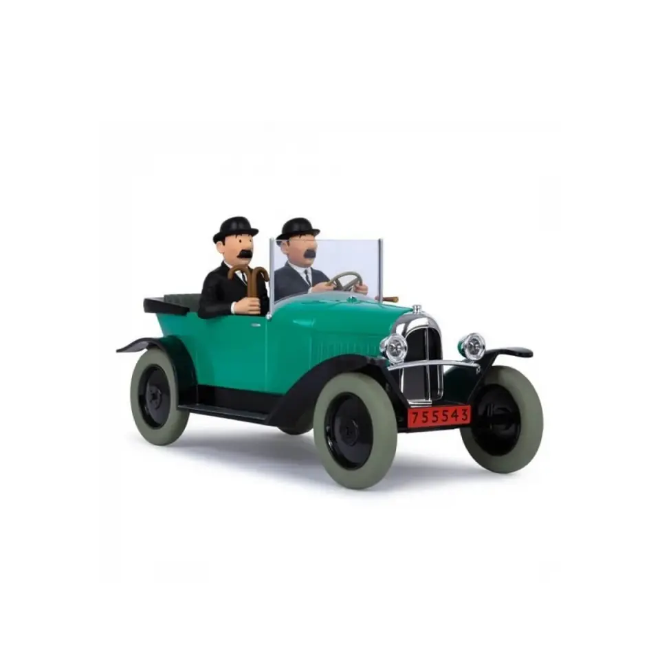 Official collectible Tintin car scale 1/12 - The Thomson and Thompson Citroën 5CV