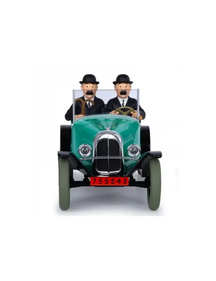 Official collectible Tintin car scale 1/12 - The Thomson and Thompson Citroën 5CV