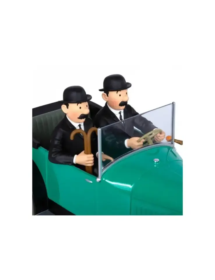Official collectible Tintin car scale 1/12 - The Thomson and Thompson Citroën 5CV